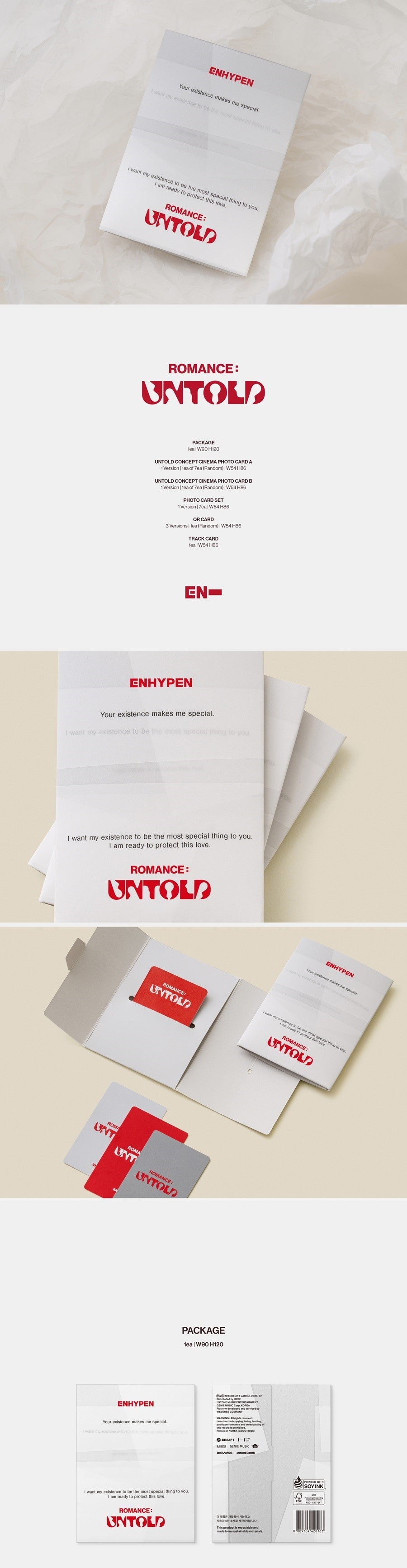 ENHYPEN - ROMANCE : UNTOLD (WEVERSE ALBUM VER.)