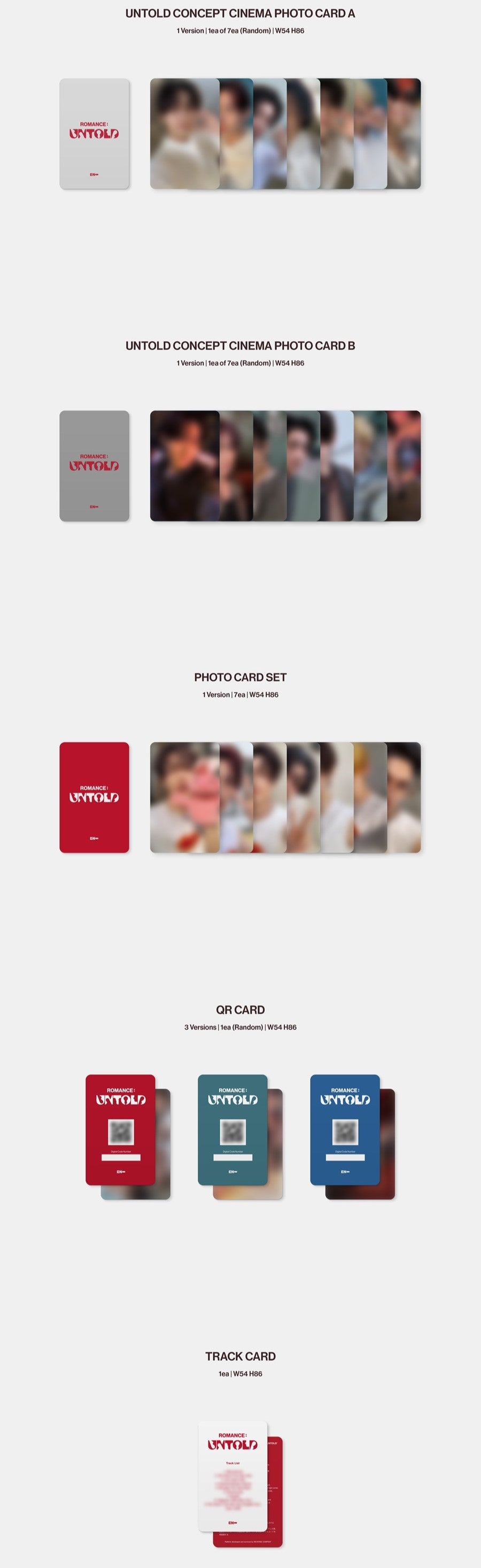 ENHYPEN - ROMANCE : UNTOLD (WEVERSE ALBUM VER.)