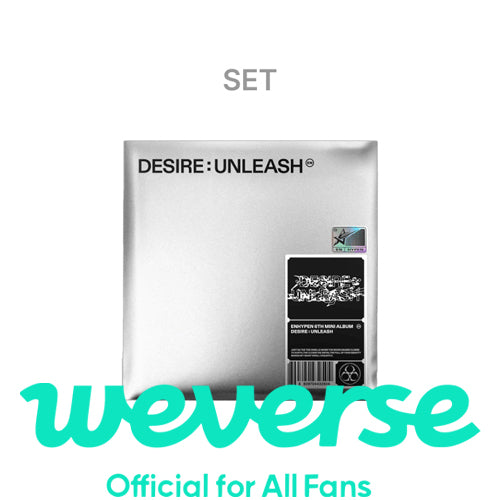 ENHYPEN DESIRE:UNLEASH weverse album セット ENHYPEN DESIRE:UNLEASH weverse album セット ENHYPEN DESIRE