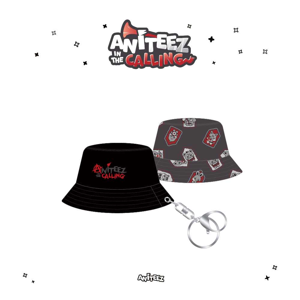 ATEEZ - ANITEEZ IN THE CALLING - BUCKET HAT KEYCHAIN
