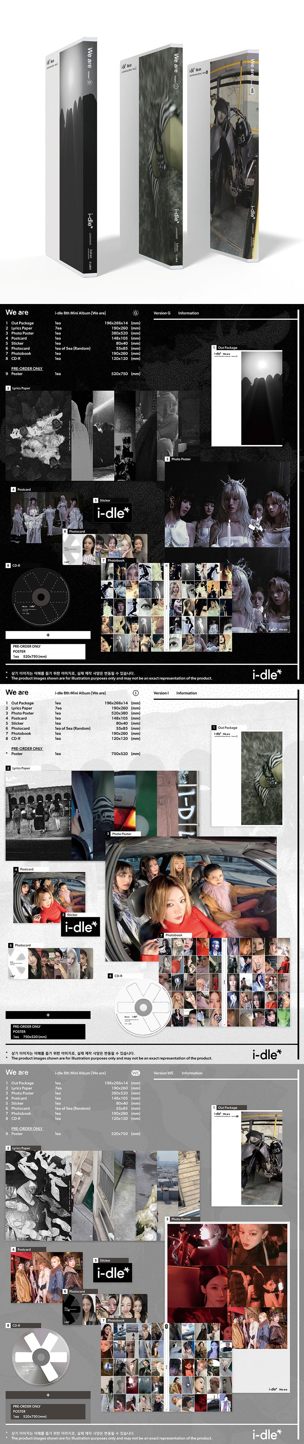 I-DLE - WE ARE (8TH MINI ALBUM)