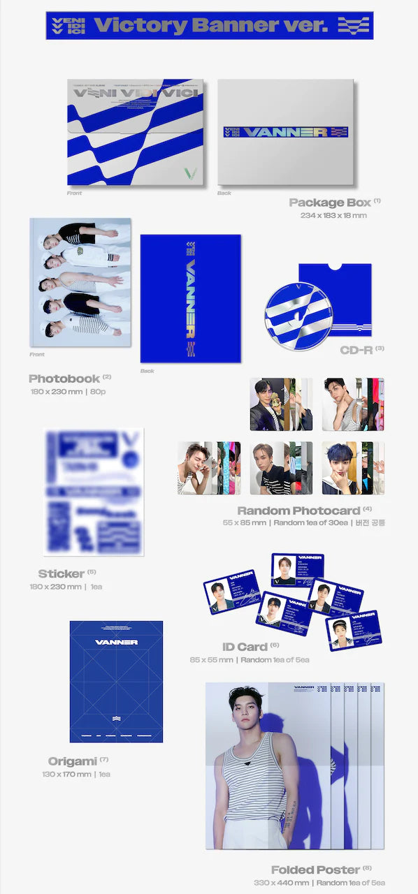 VANNER - VENI VIDI VICI (1ST MINI ALBUM)