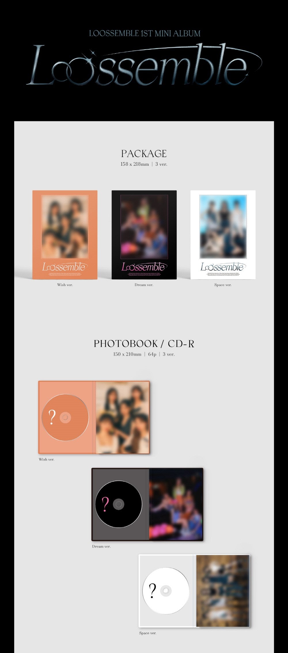 LOOSSEMBLE - LOOSSEMBLE (1ST MINI ALBUM)