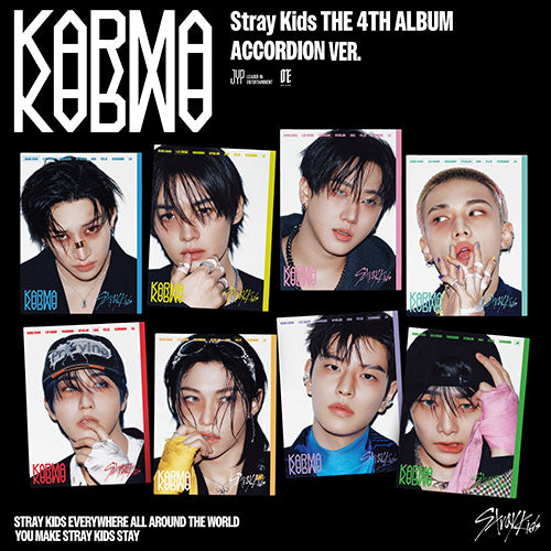STRAY KIDS - KARMA (ACCORDION VER.) + JYP SHOP POB PHOTOCARD