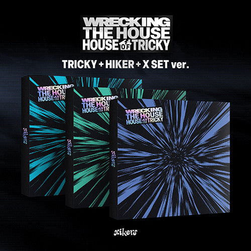 Xikers - House Of Tricky : Wrecking The House (6th Mini Album) – Set 3 Versioni Con Photobook E Card