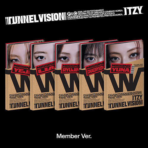 ITZY - TUNNEL VISION (MEMBER VERSION) – TOKKI-SHOP