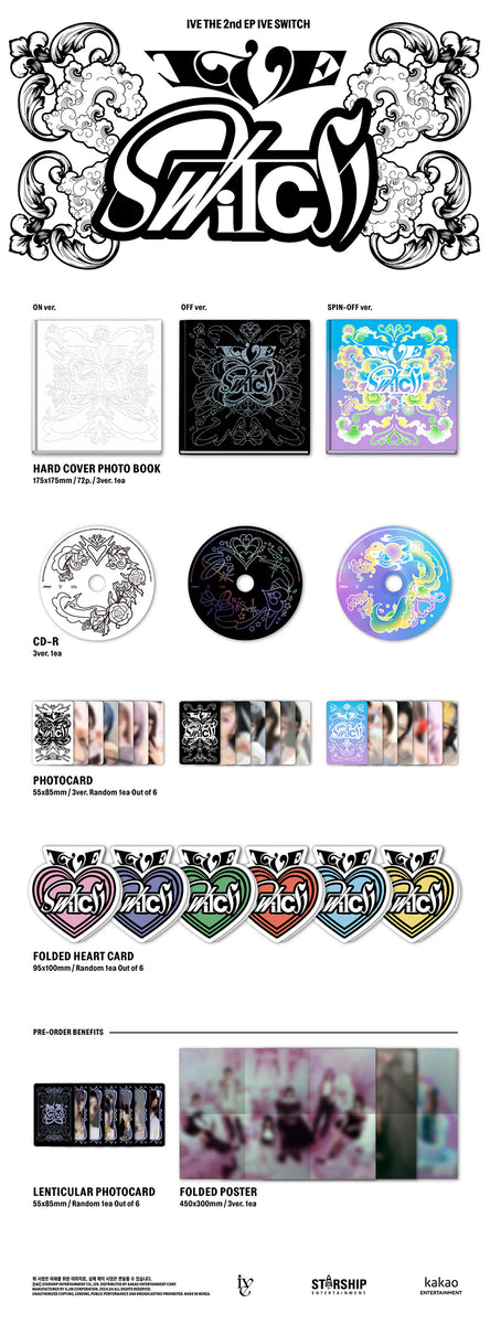 IVE - IVE SWITCH (2ND EP) – TOKKI-SHOP