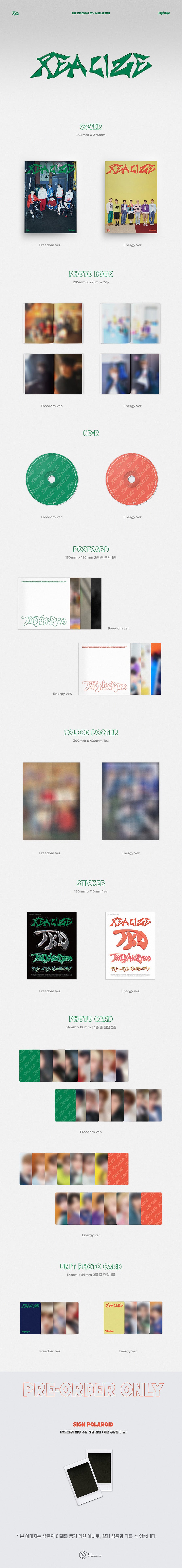 The KingDom - REALIZE (8TH MINI ALBUM)