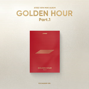 [PRE-ORDER] ATEEZ - GOLDEN HOUR : PART. 1 (POCA ALBUM VER.) [10TH MINI ALBUM]