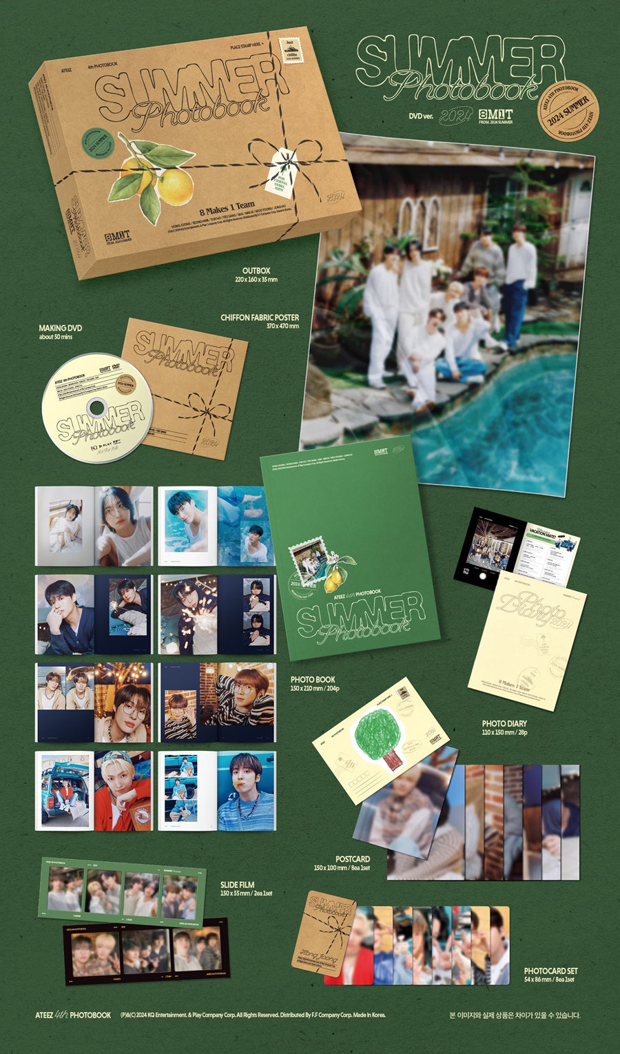 ATEEZ 2024 SUMMER PHOTOBOOK (DVD VERSION)