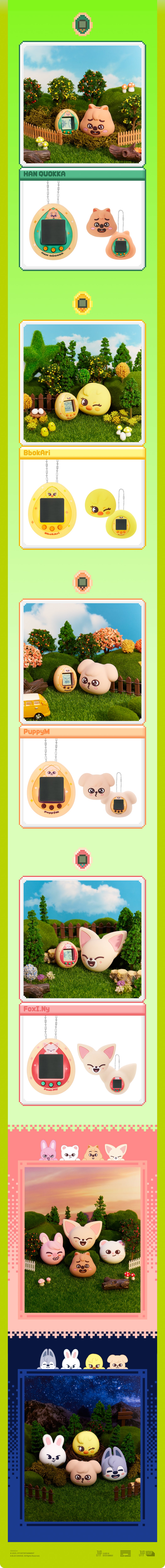 STRAY KIDS - SKZOO TAMAGOTCHI & CASE SET