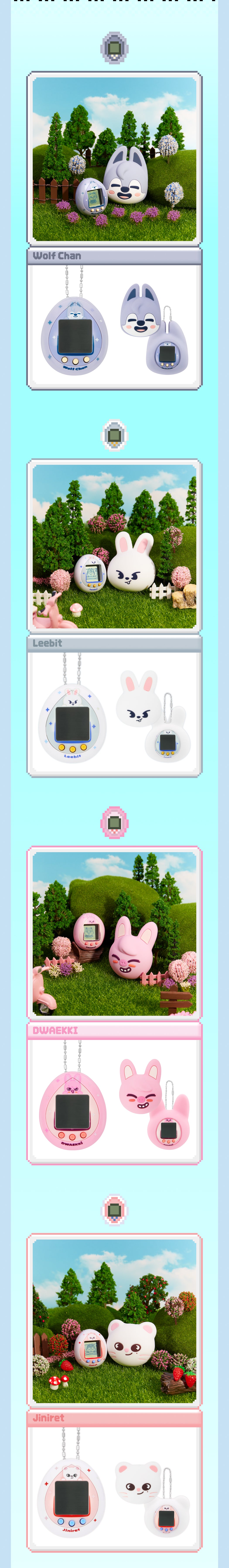 STRAY KIDS - SKZOO TAMAGOTCHI & CASE SET