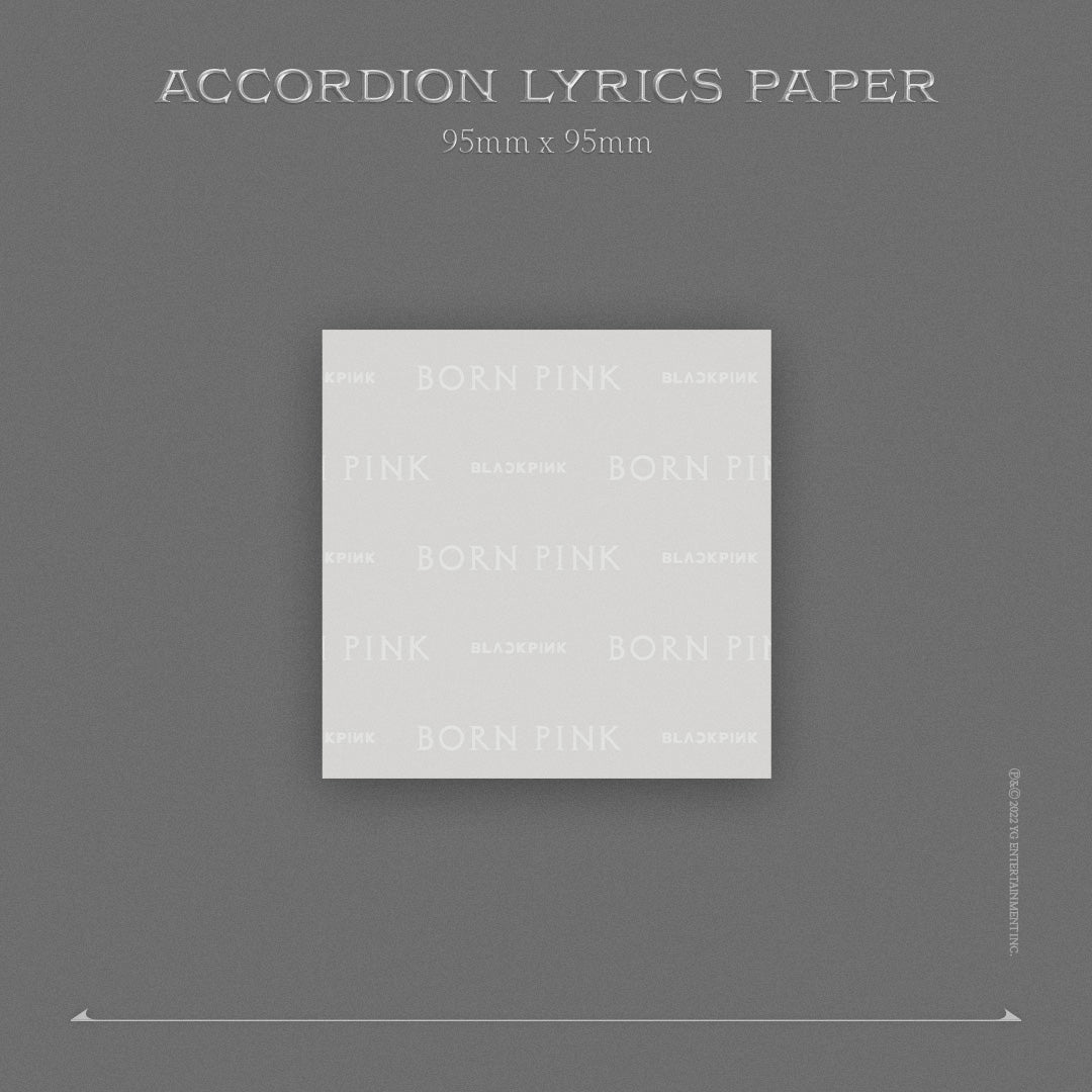 BLACKPINK - BORN PINK (KIT Album)