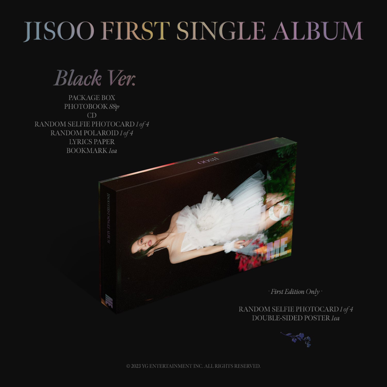 JISOO (BLACKPINK) - ME - 1ST SINGLE ALBUM