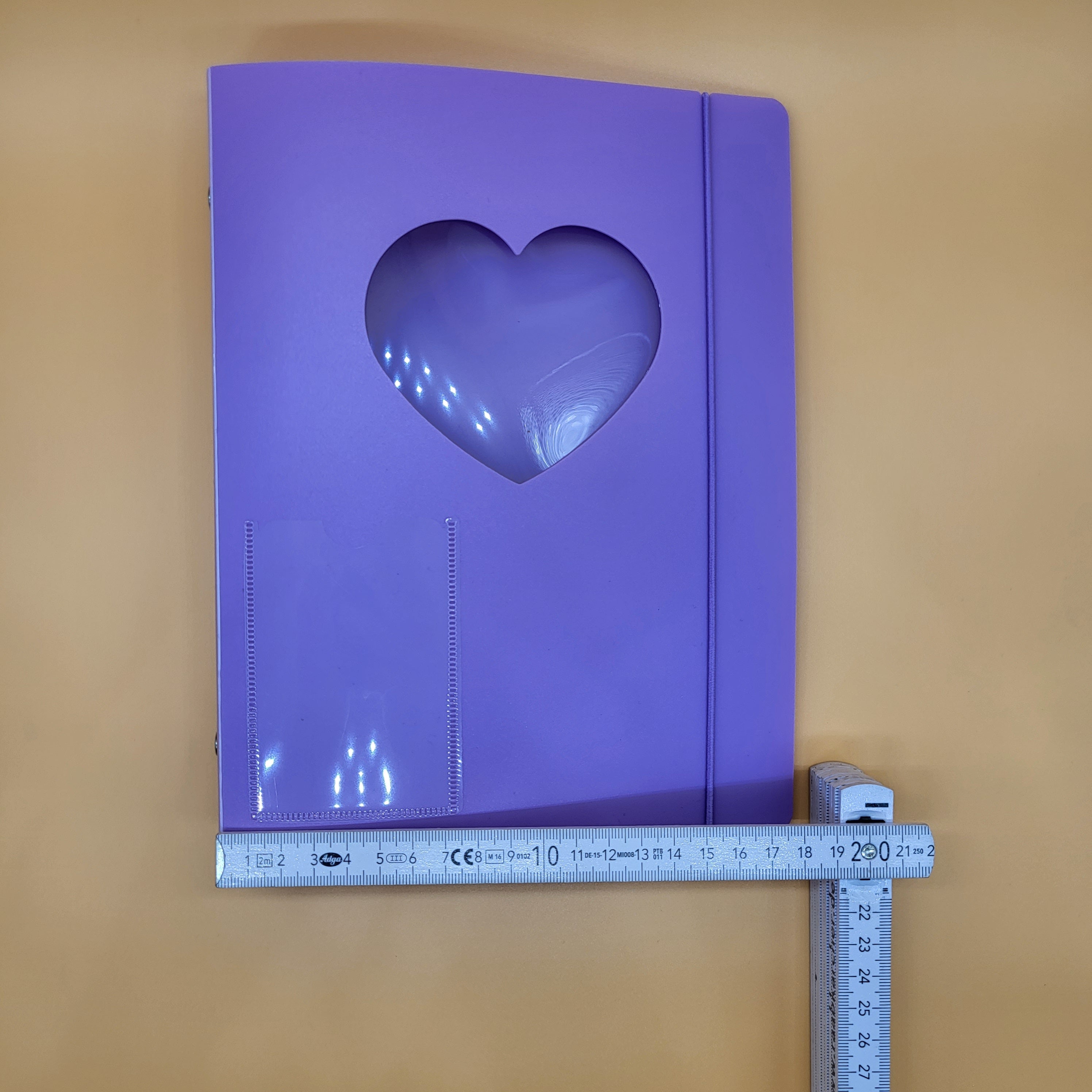 TOKKI LIMITED Binder for K-Pop Photo Cards (Heart)