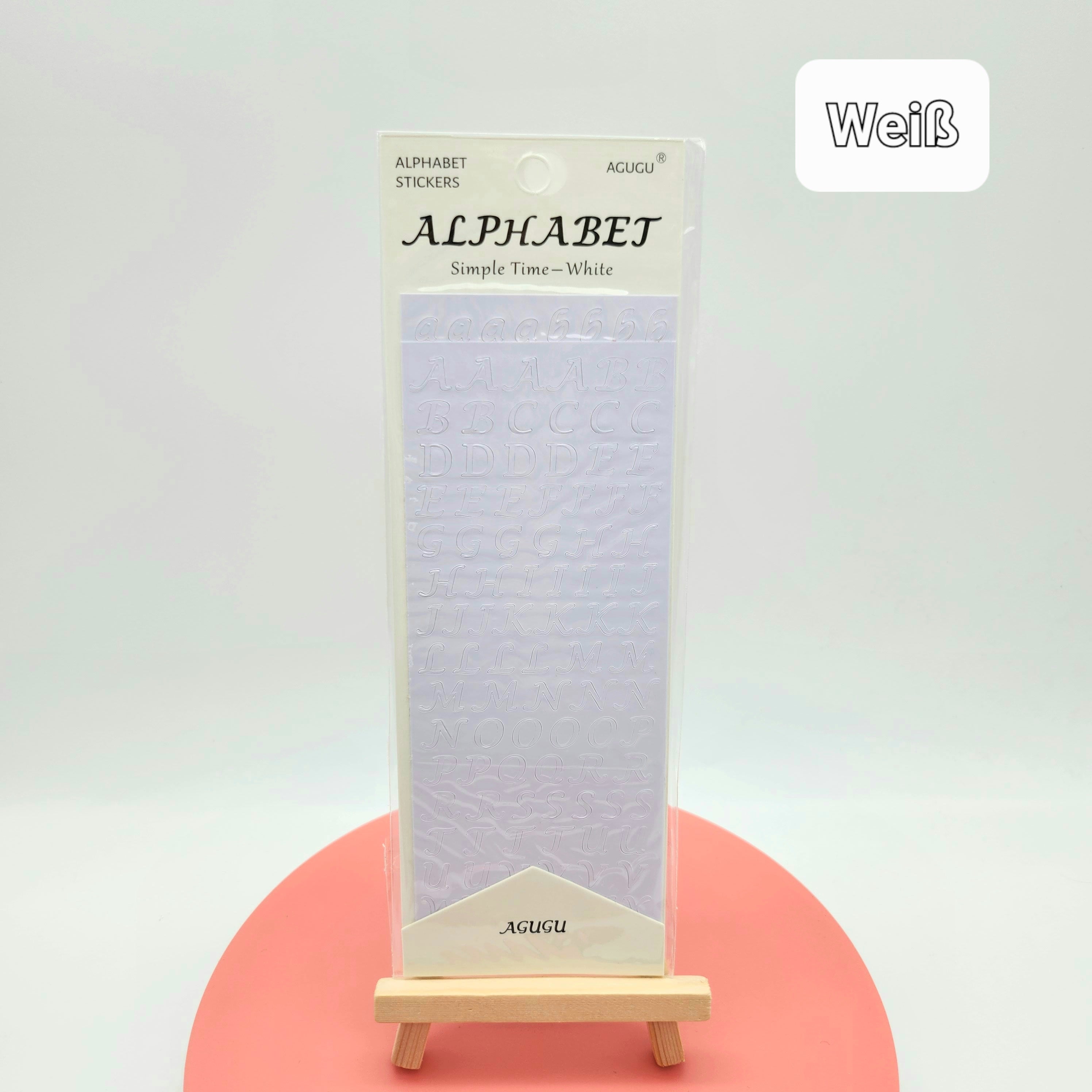 ALPHABET DECO STICKERS