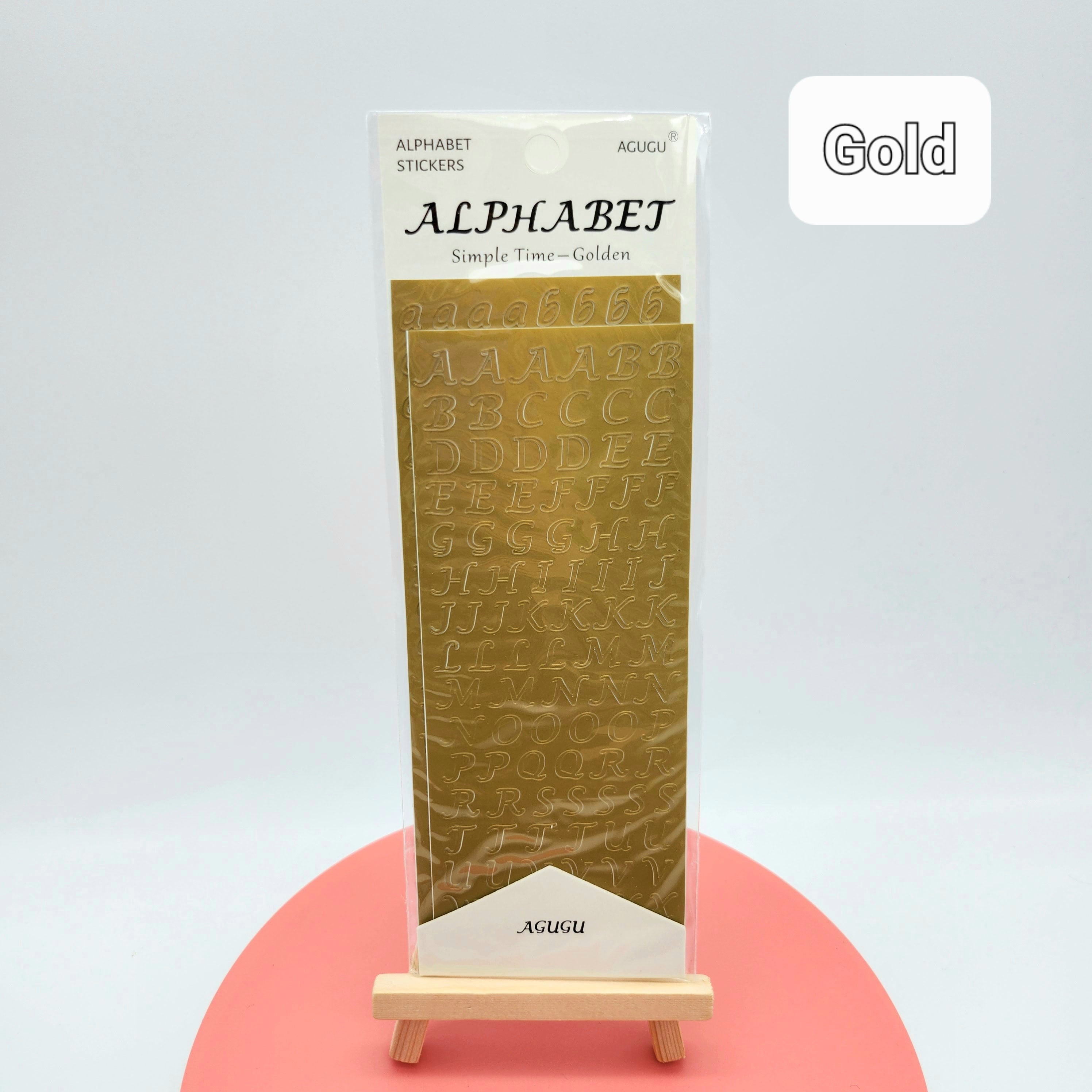 ALPHABET DECO STICKERS