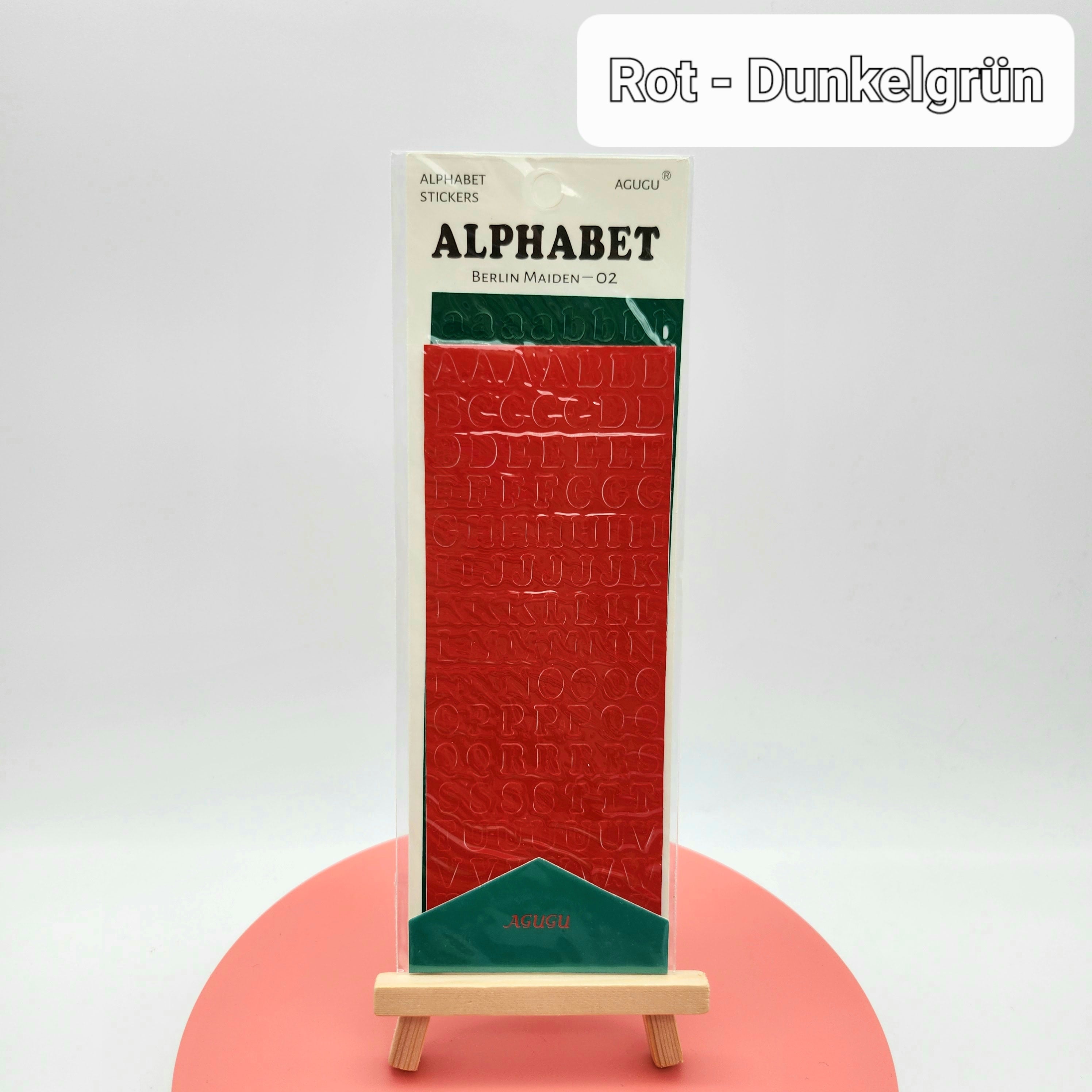 ALPHABET DECO STICKERS