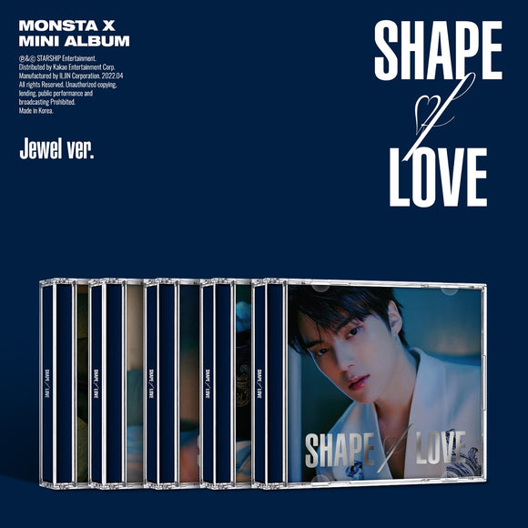 MONSTA X - SHAPE OF LOVE (Jewel Case Version)
