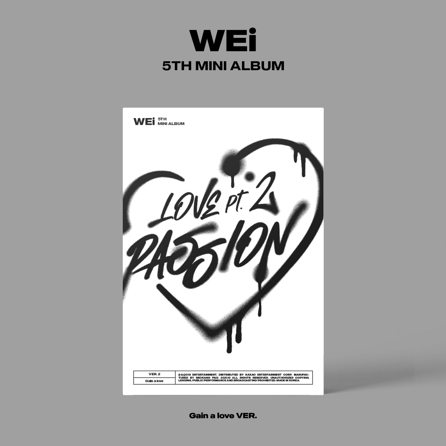WEi - Love Pt.2 : Passion (5th Mini Album)