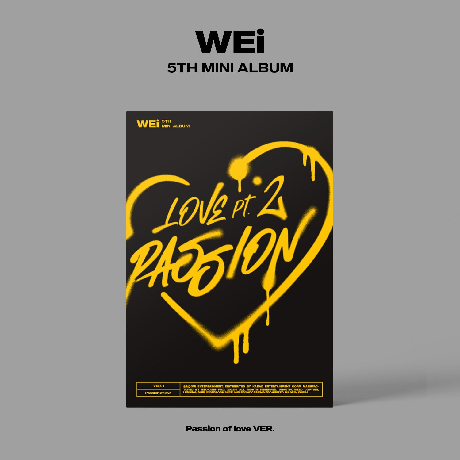 WEi - Love Pt.2 : Passion (5th Mini Album)