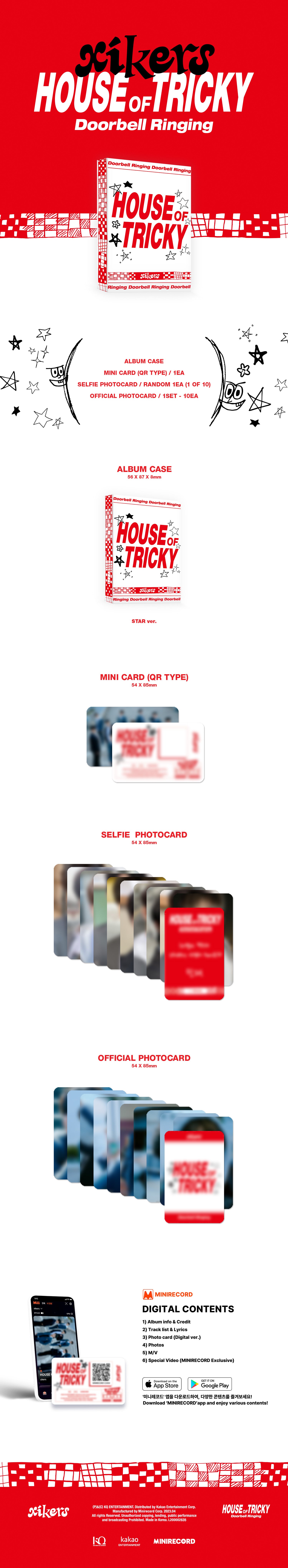 XIKERS - HOUSE OF TRICKY : DOORBELL RINGING (STAR VER.) (PLATFORM VER.)