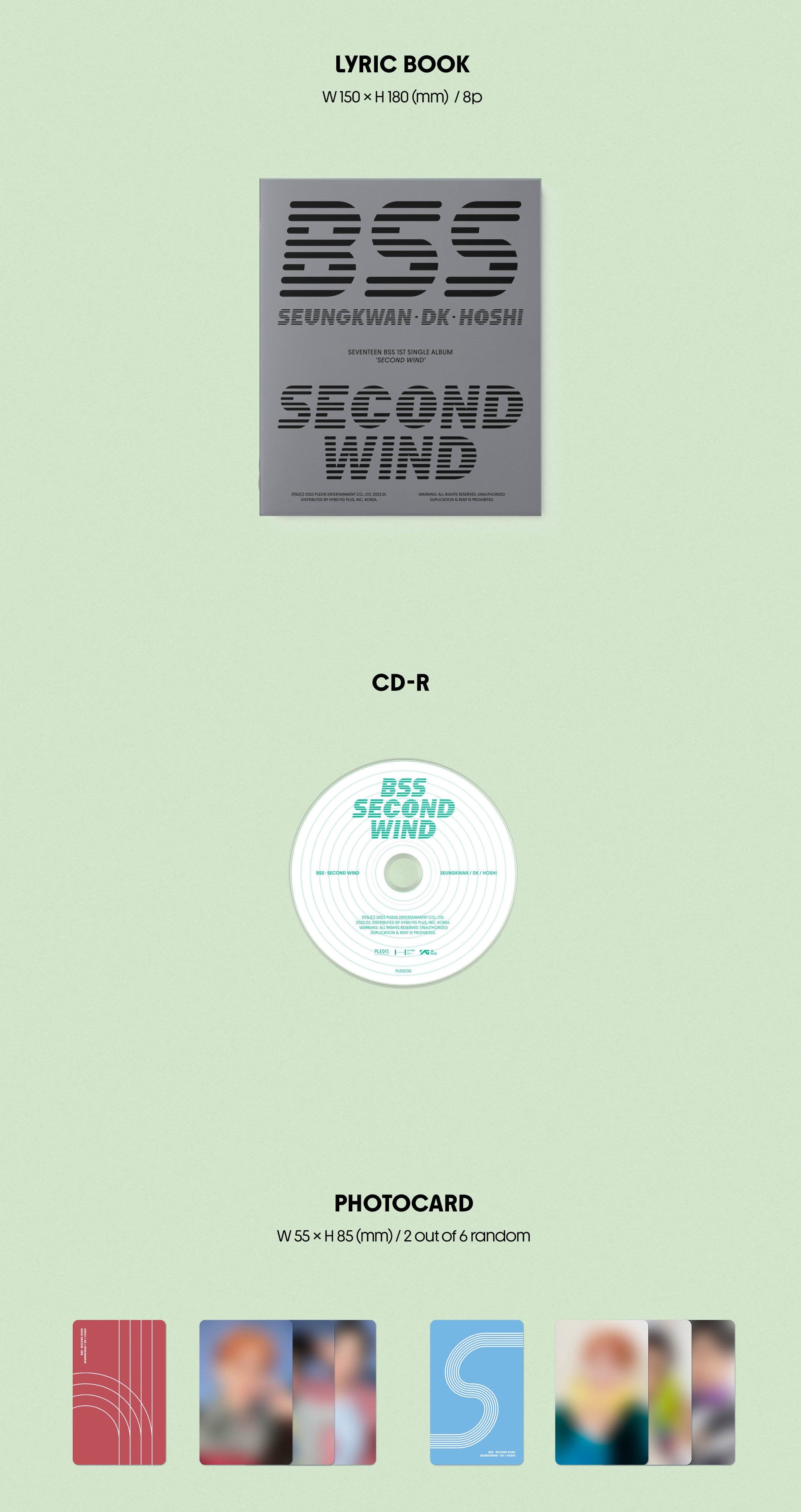 BSS (SEVENTEEN) - SECOND WIND (1ST SINGLE ALBUM)