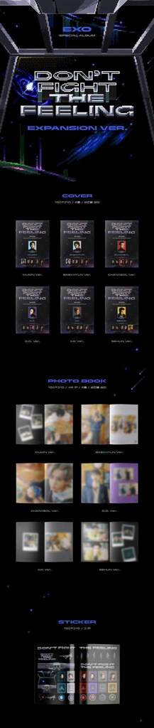 EXO - Special Album - DON´T FIGHT THE FEELING (Expansion Version)