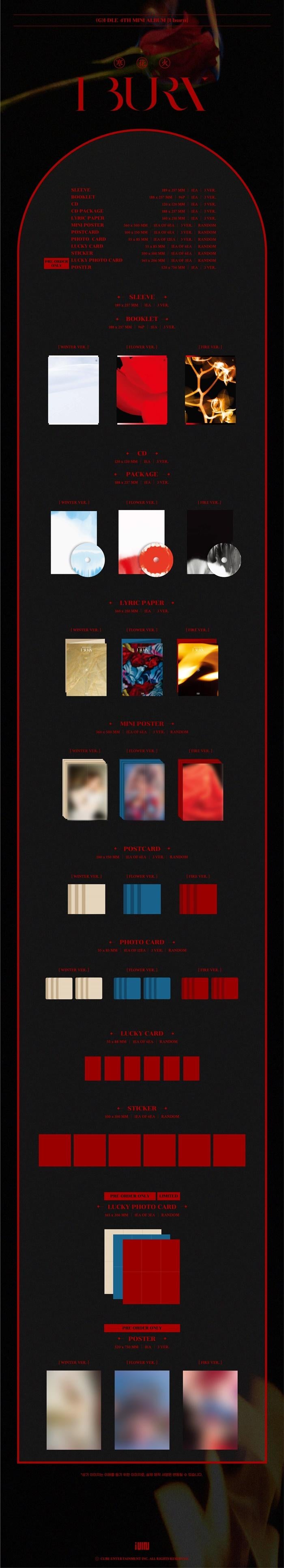 (G)I-DLE - I BURN (4th Mini Album)