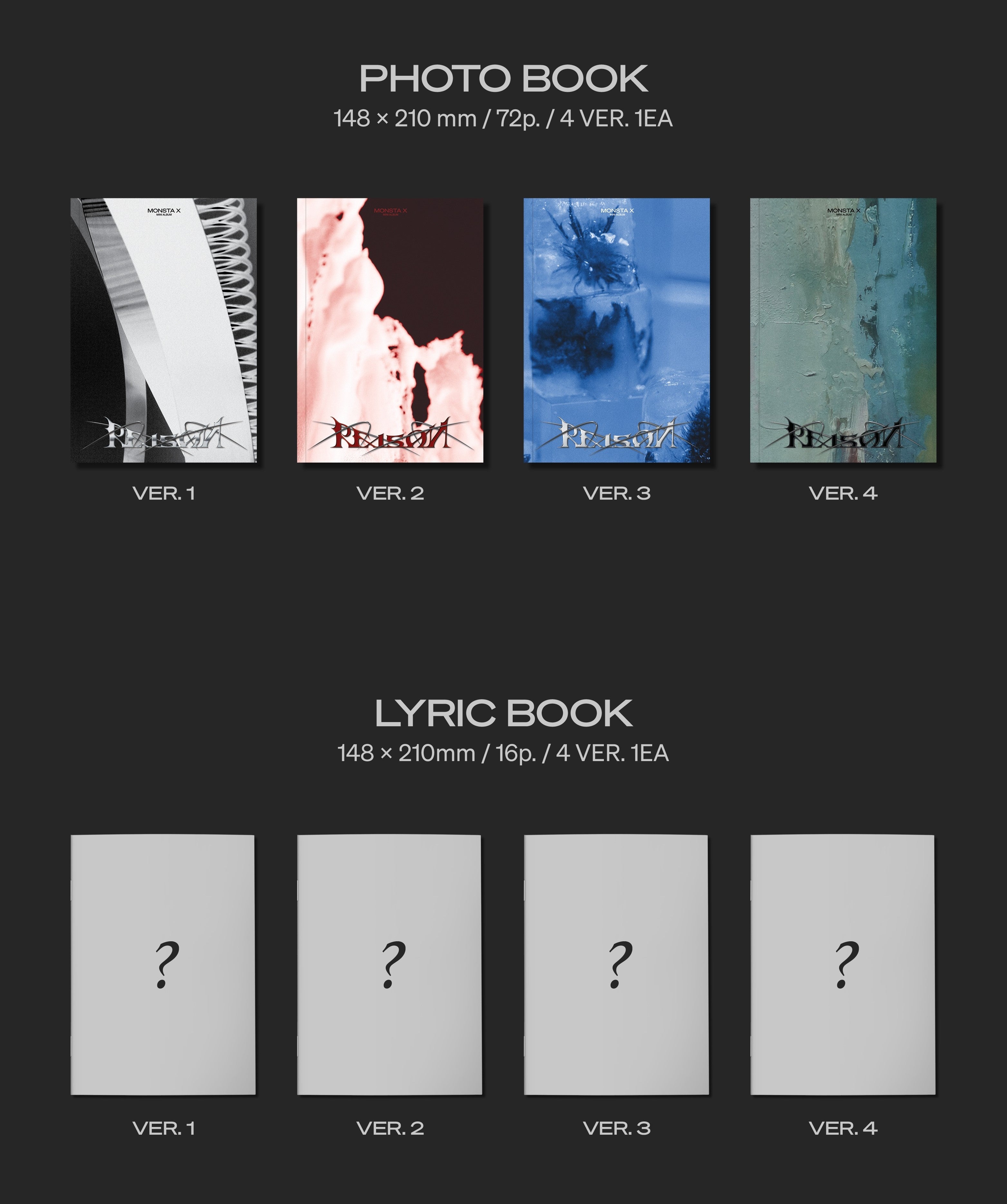 MONSTA X - REASON (12TH MINI ALBUM)