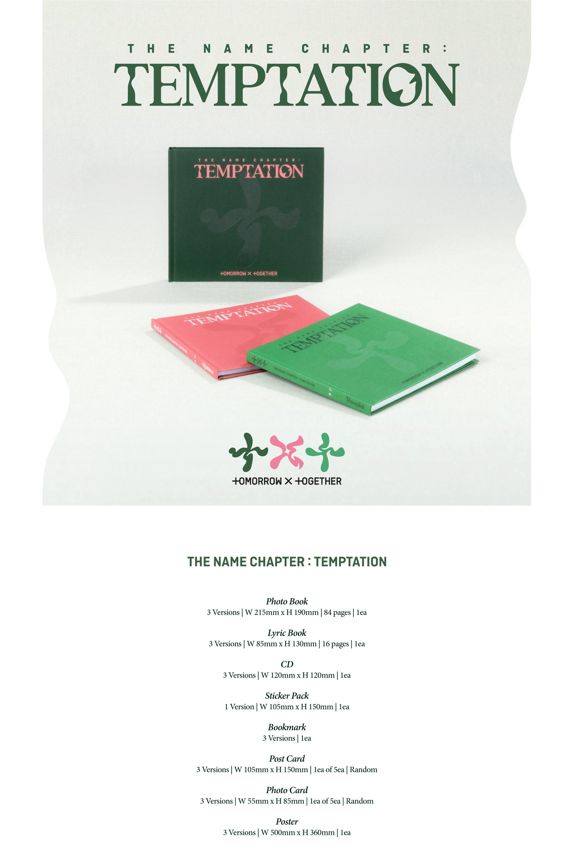 TOMORROW X TOGETHER (TXT) - THE NAME CHAPTER : TEMPTATION