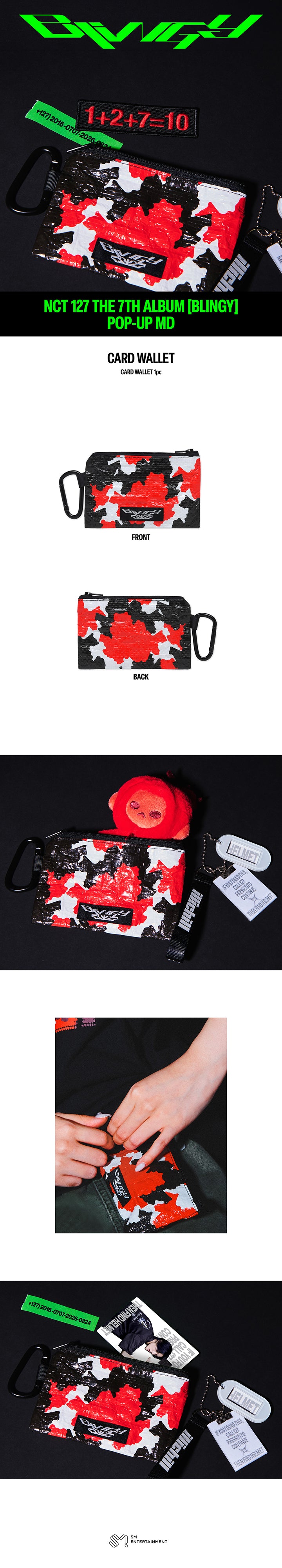 NCT127 - 2026 The 7th Album [BLINGY] POP-UP MD ‘NEO LOST&FOUND CENTER’ CARD WALLET