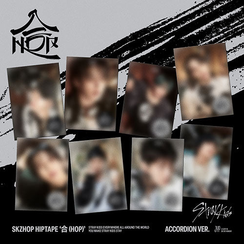 [PRE-ORDER] STRAY KIDS - SKZHOP HIPTAPE "合 (HOP)" (ACCORDION VER.) + JYP SHOP POB