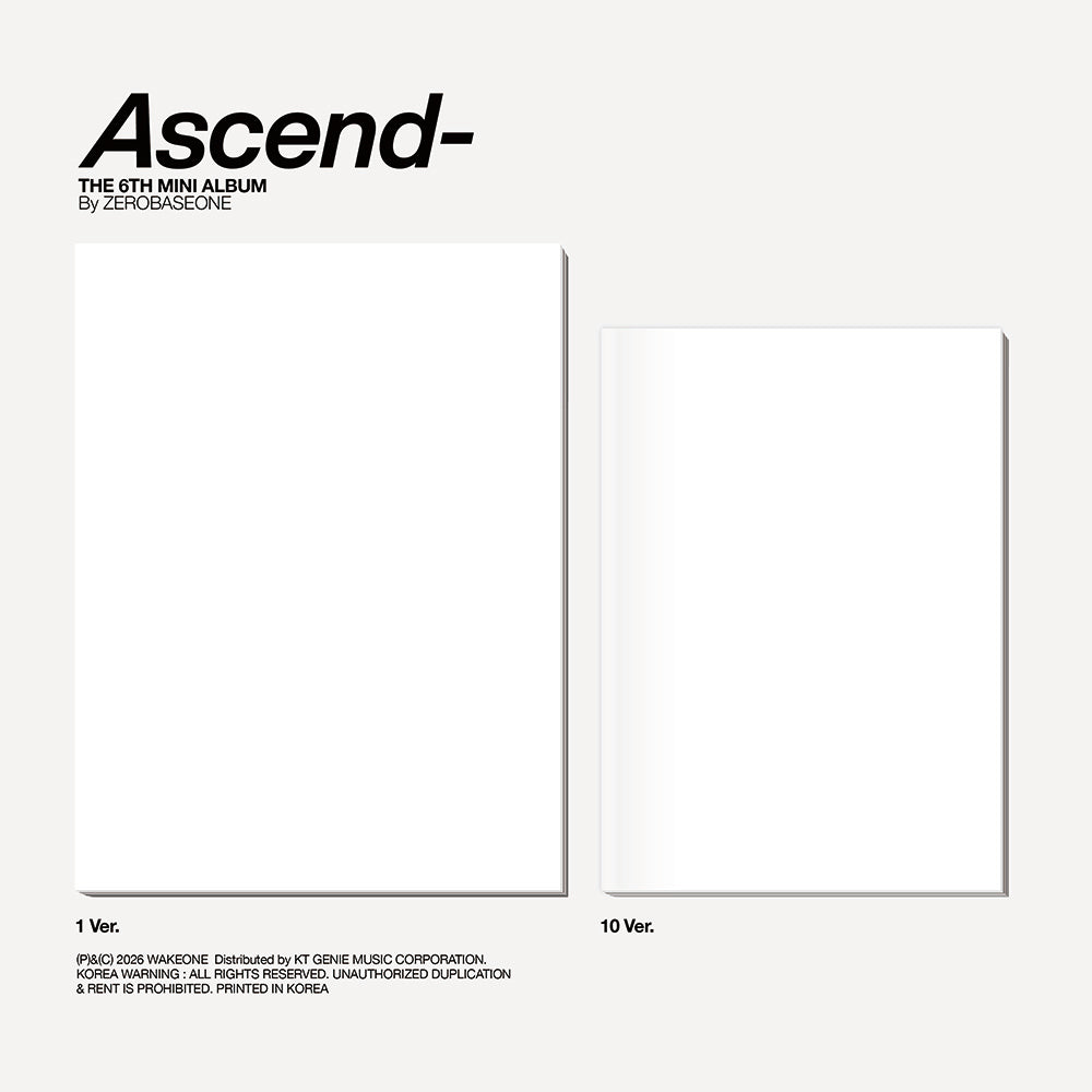 ZEROBASEONE - THE 6TH MINI ALBUM [ASCEND-]