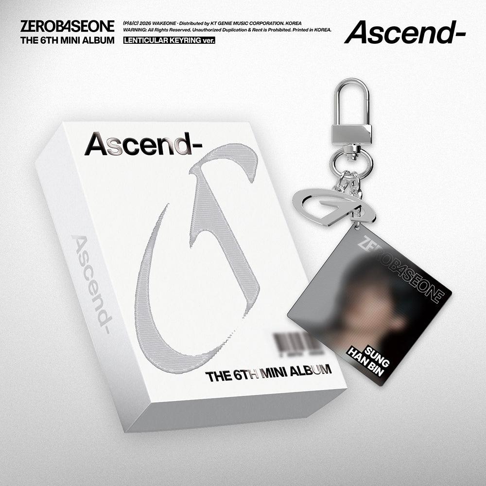 ZEROBASEONE - THE 6TH MINI ALBUM [ASCEND-] LENTICULAR KEYRING VER.