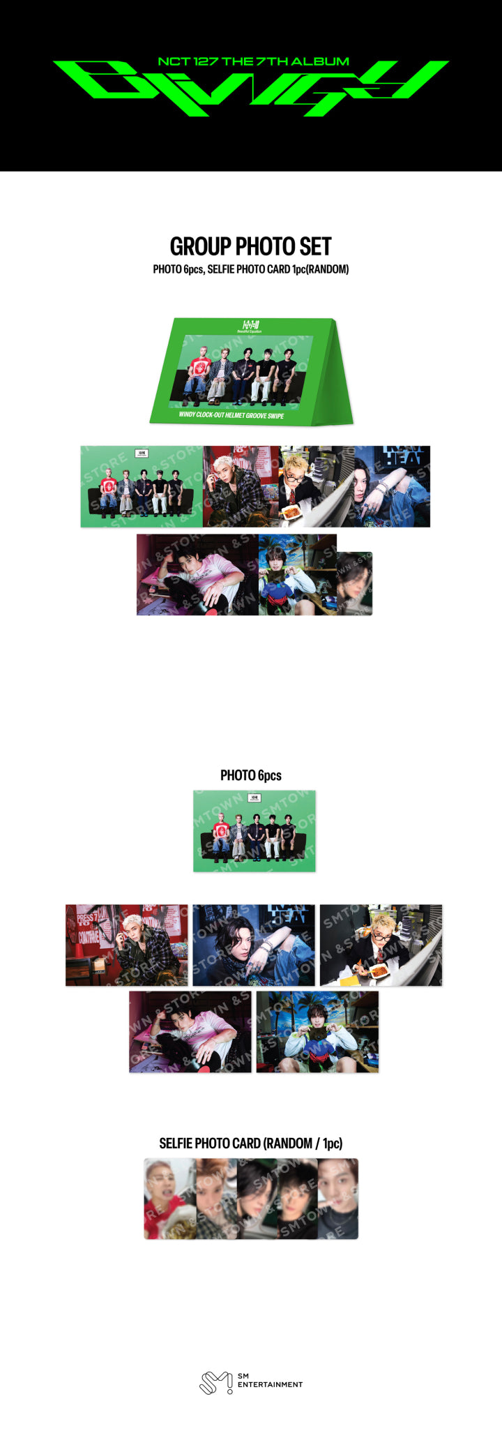 NCT127 - 2026 The 7th Album [BLINGY] POP-UP MD ‘NEO LOST&FOUND CENTER’ GROUP PHOTO SET