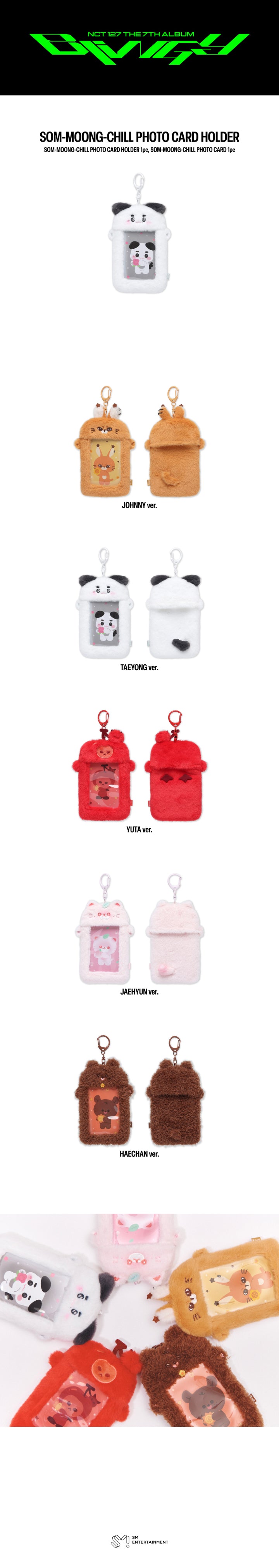 NCT127 - 2026 NCT 127 The 7th Album [BLINGY] POP-UP ‘NEO LOST&FOUND CENTER’ SOM-MOONG-CHILL PHOTO CARD HOLDER SET