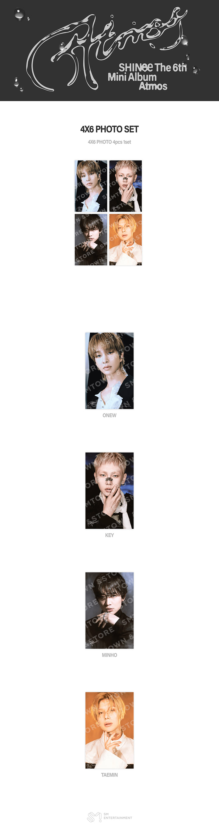 SHINEE - 4X6 PHOTO  [ATMOS MD]