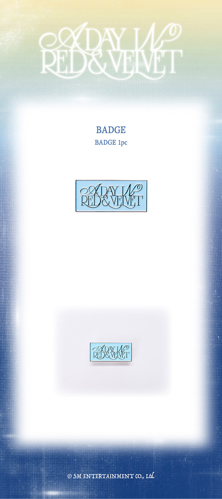 RED VELVET - BADGE [FANCON : A DAY IN RED & VELVET_MD]
