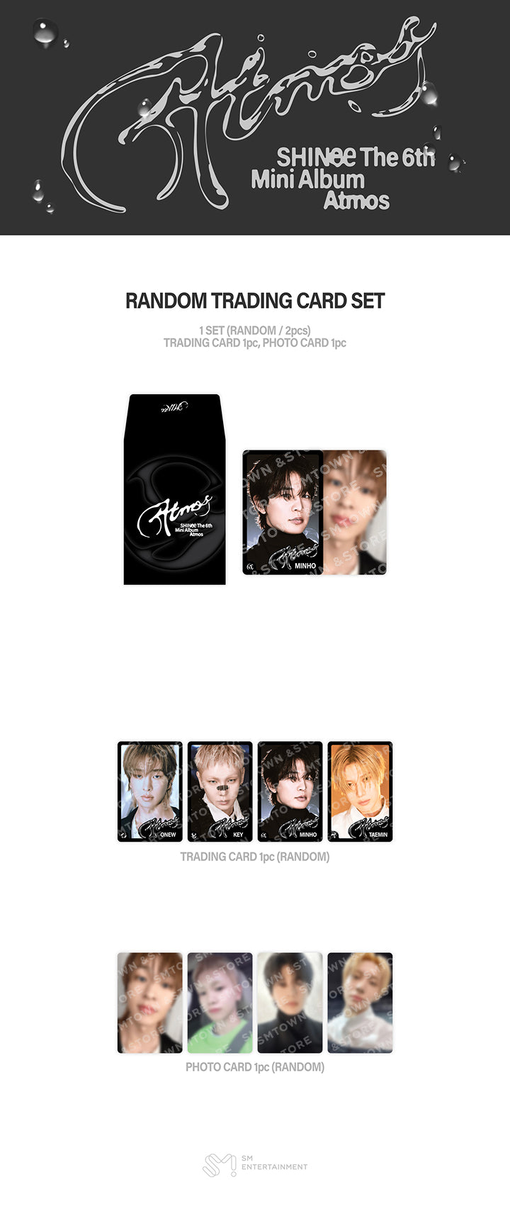 SHINEE - RANDOM TRADING CARD  [ATMOS MD]