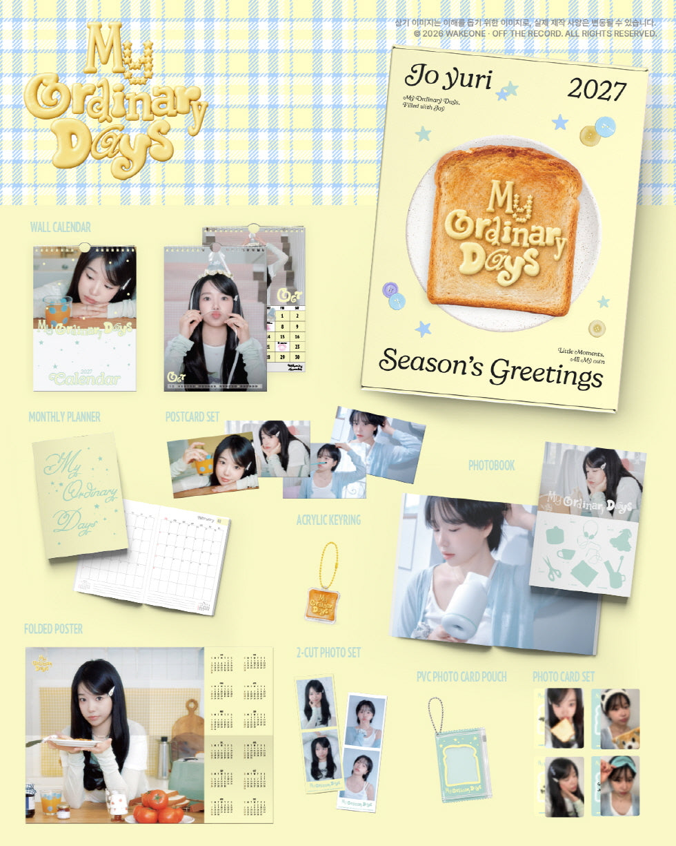 JO YURI - 2027 SEASON'S GREETINGS [MY ORDINARY DAYS]