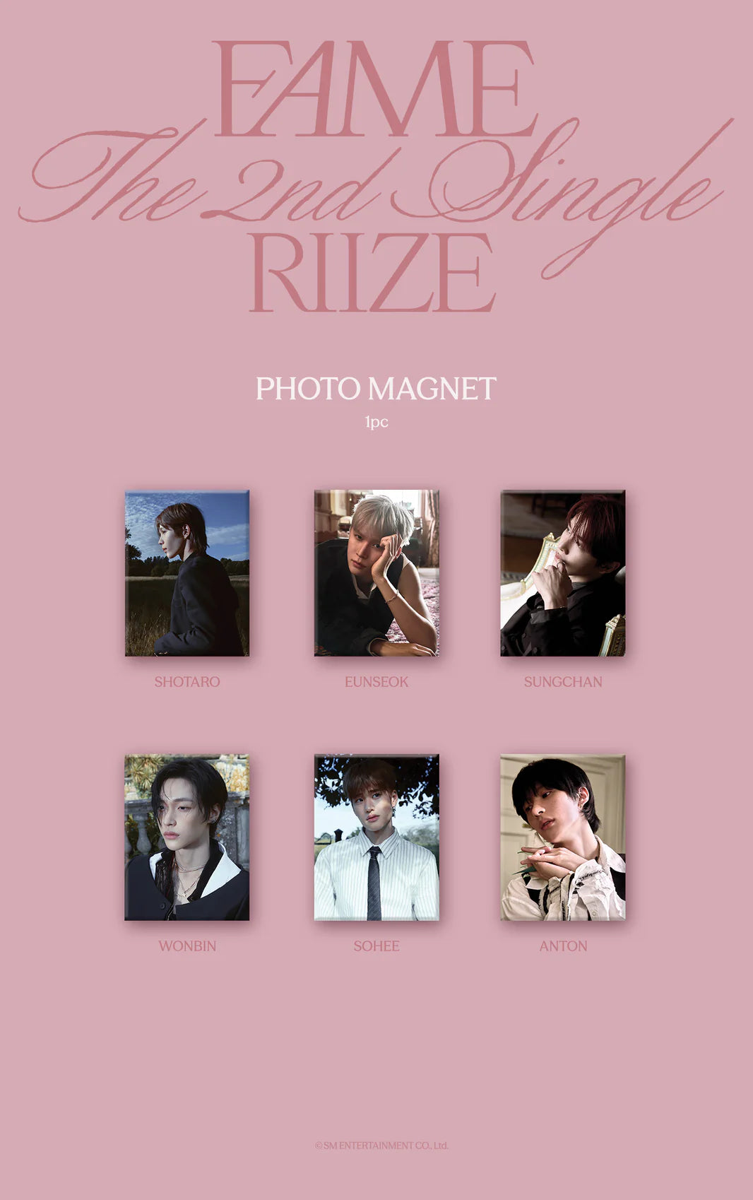 [PRE-ORDER] RIIZE -  PHOTO MAGNET [SILENCE INSIDE THE FAME MD]