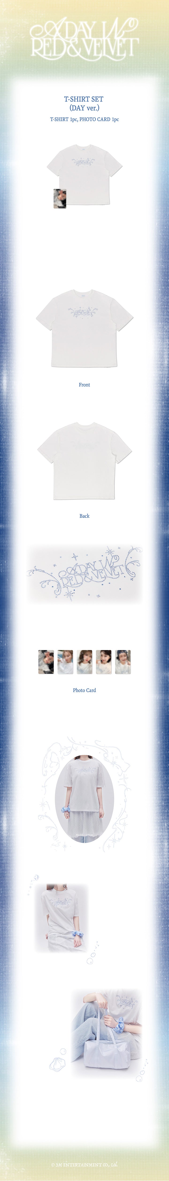 RED VELVET - T-SHIRT SET_DAY ver. [FANCON : A DAY IN RED & VELVET_MD]