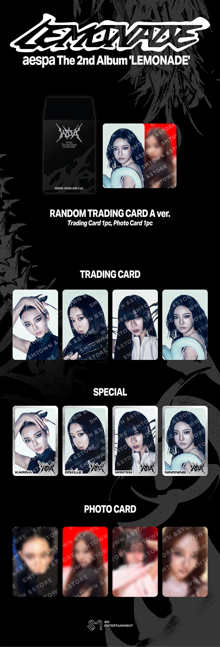 AESPA - RANDOM TRADING CARD (WDA VER. ) [LEMONADE MD]