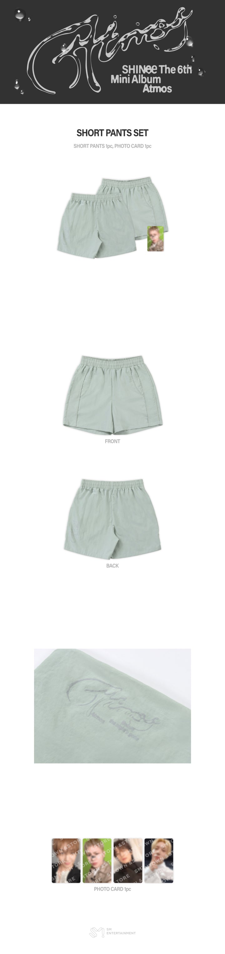 SHINEE - SHORT PANTS [ATMOS MD]