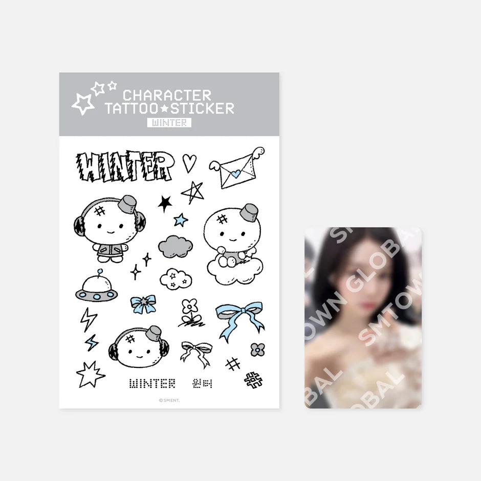 [PRE-ORDER] AESPA - TATTOO STICKER SET - 2025 aespa LIVE TOUR - SYNK : aeXIS LINE - MD
