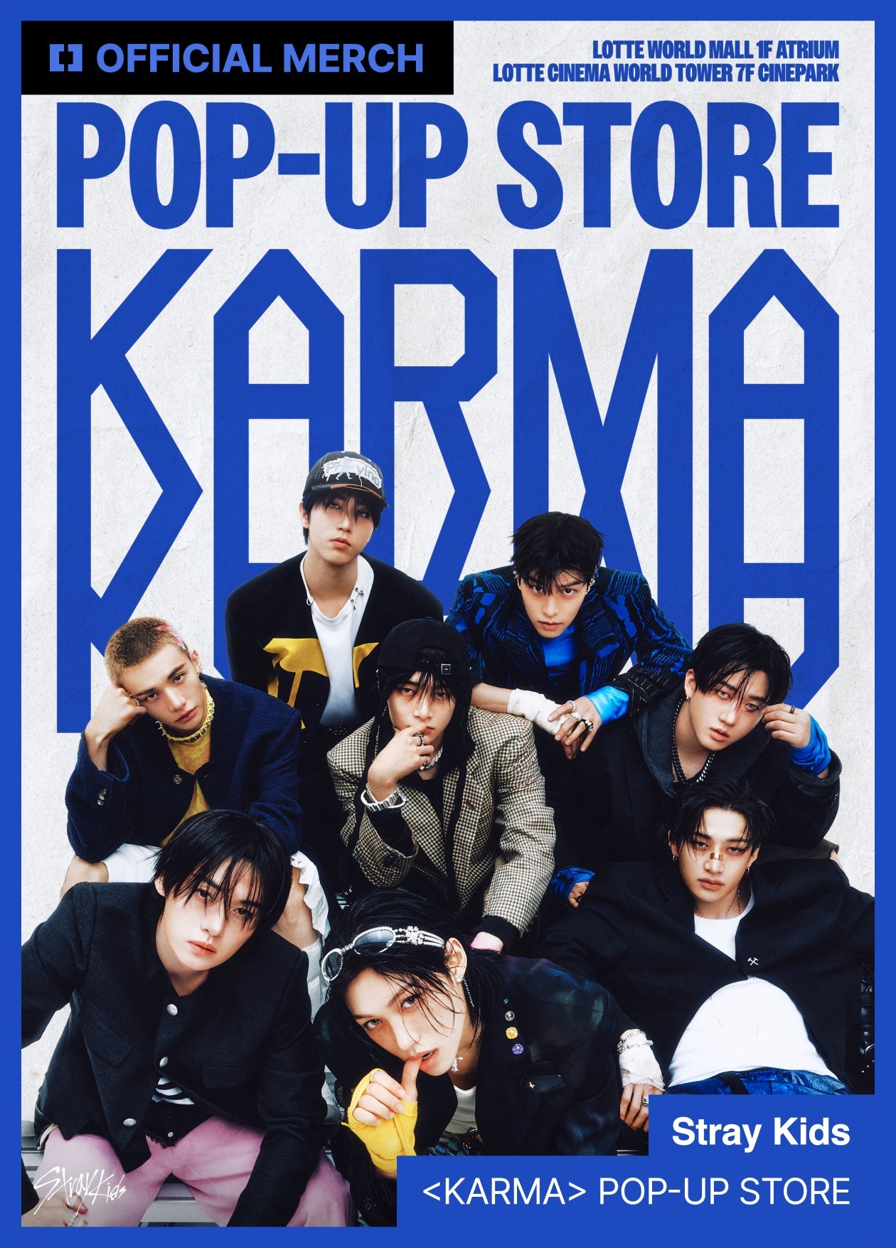 STRAY KIDS - KARMA POP-UP MD LOCKER ROOM STICKER BOOK