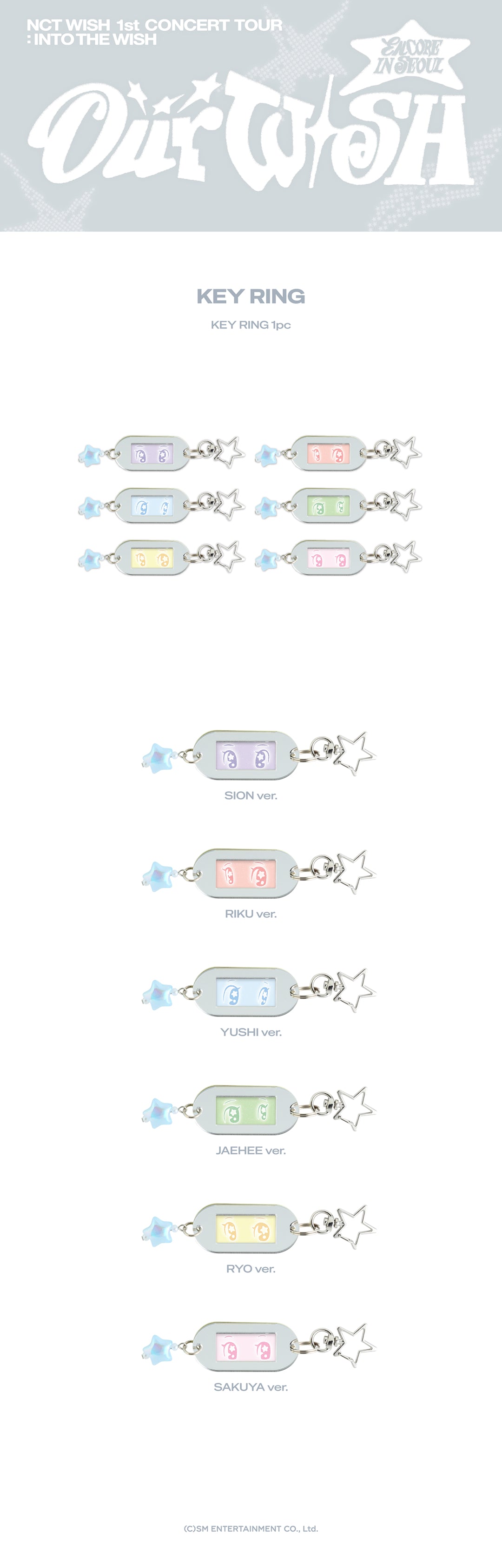 NCT WISH - KEY RING [INTO THE WISH : OUR WISH ENCORE MD]