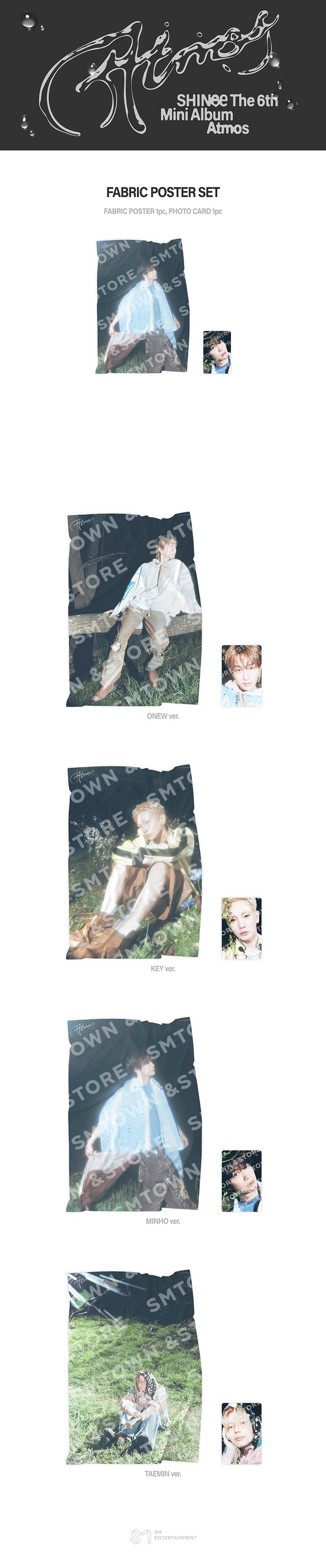 SHINEE - FABRIC POSTER [ATMOS MD]