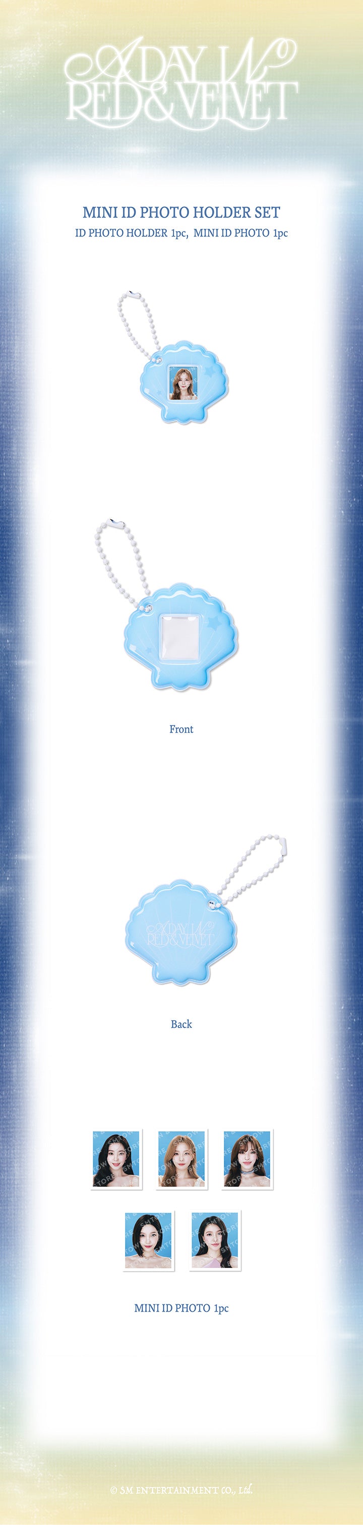 RED VELVET - MINI ID PHOTO HOLDER [FANCON : A DAY IN RED & VELVET_MD]
